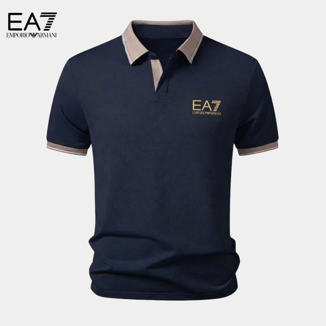 EA7™ Premium Contrast Polo