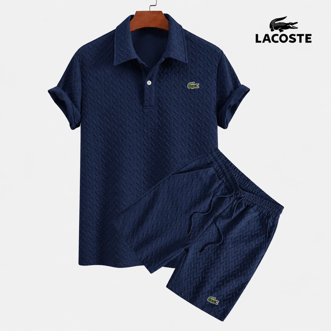 LC™ | Lattice Polo & Short Set